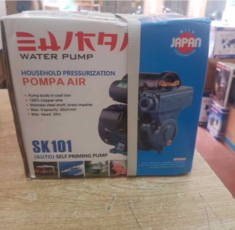 Máy bơm tăng áp shirai 100w
