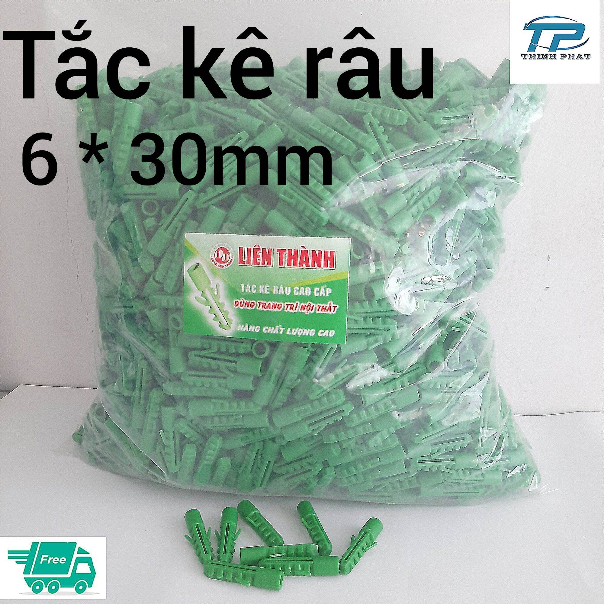 100 con hoặc bịch 1kg khoản 1800 con tắckê nhựa chất lượng [tắc kê râu] dùng để lắp đặt khung bao cac loại cửa , treo các vật dụng lên tường nhà