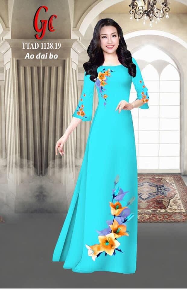 [HCM]Vải áo dài hoa lan