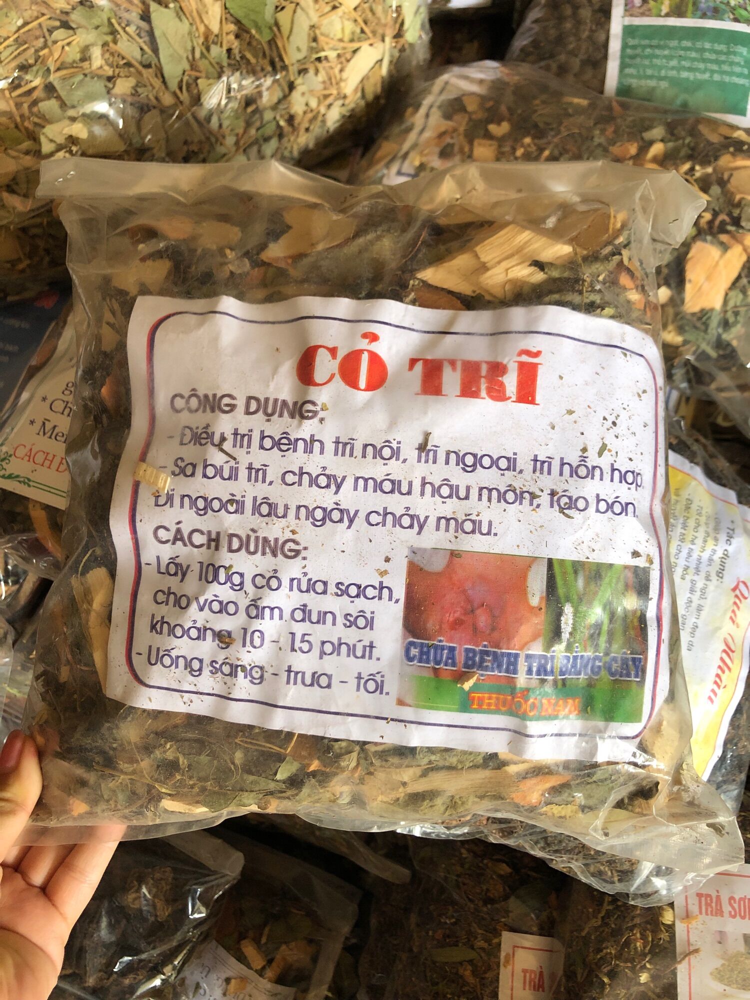 Combo 2kg cỏ trĩ