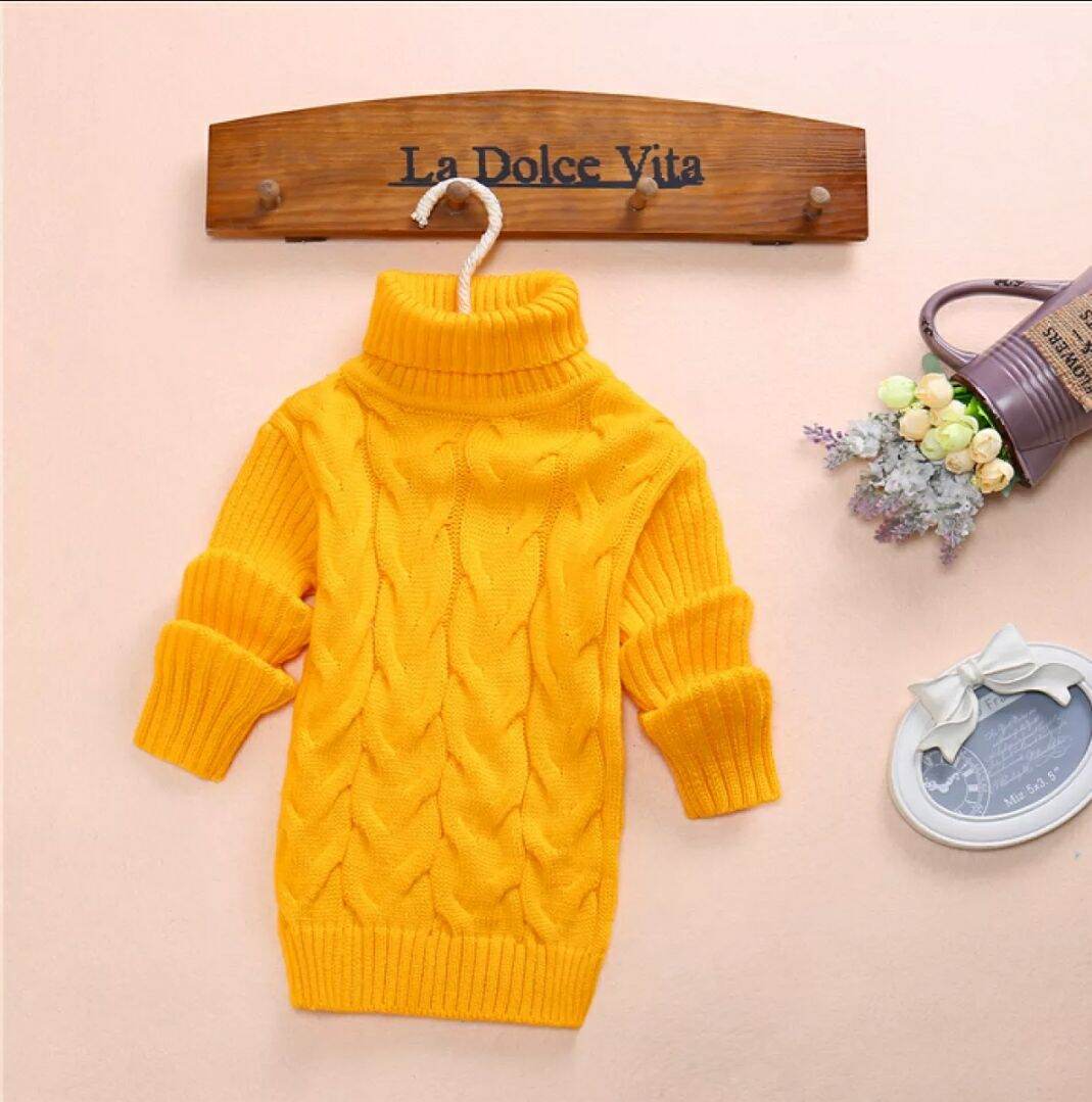 ÁO LEN THỪNG CỔ LỌ CHO BÉ GÁI VÀ BÉ TRAI