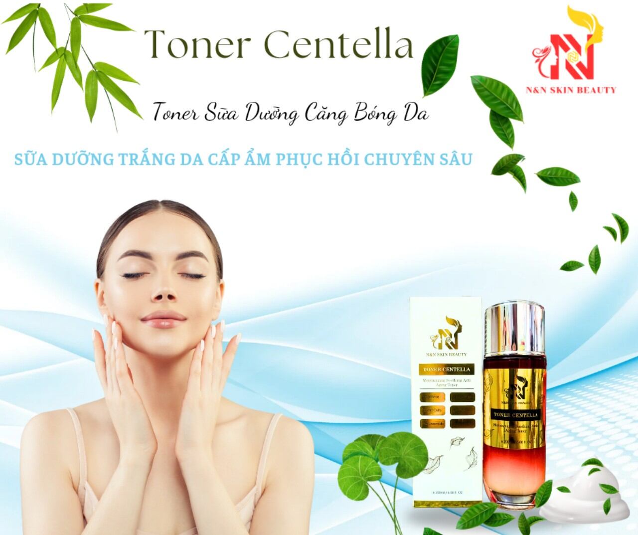 TONER CENTELLA DƯỠNG TRẮNG CĂNG BÓNG DA
