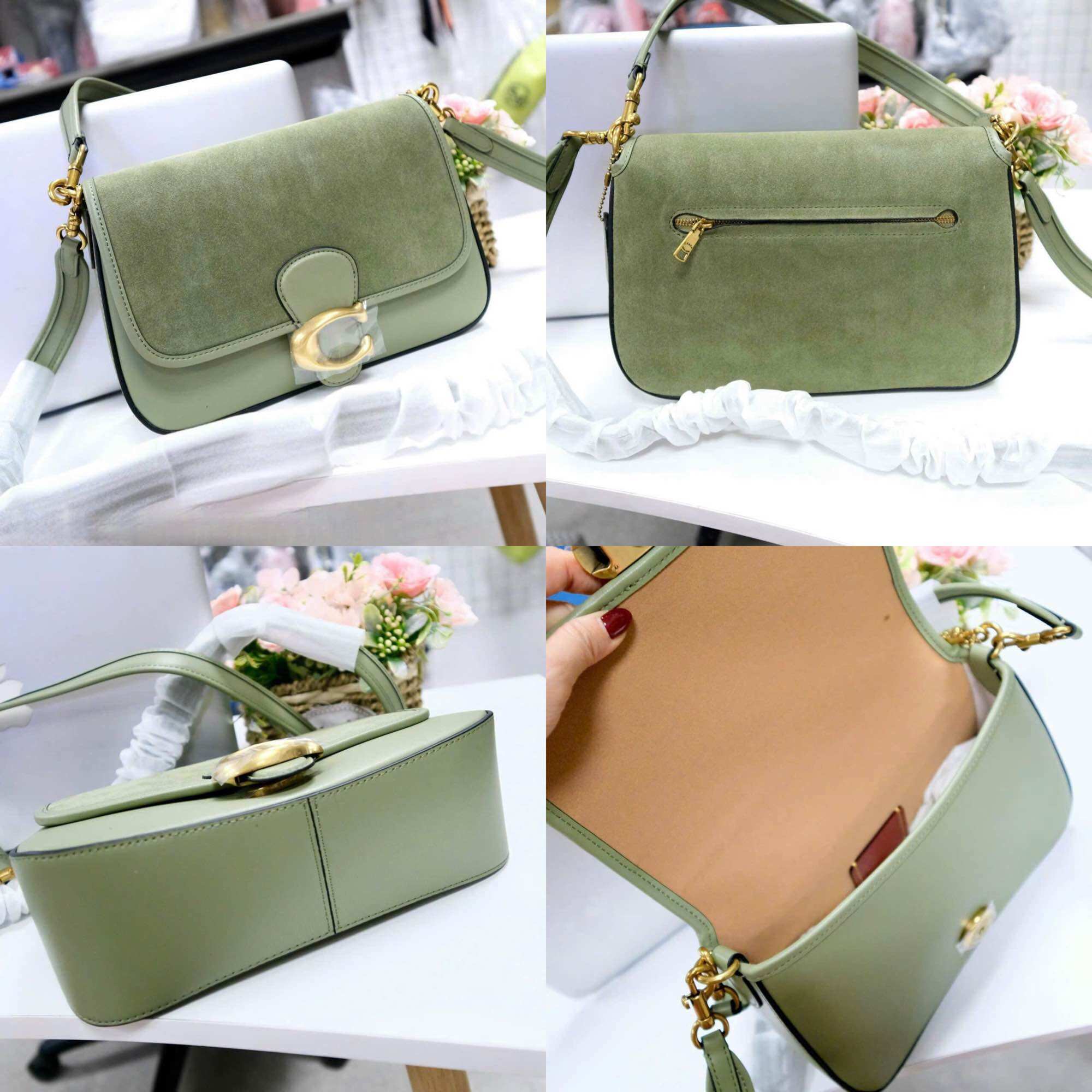 Túi C0ach Soft Tabby Shoulder dư xịn