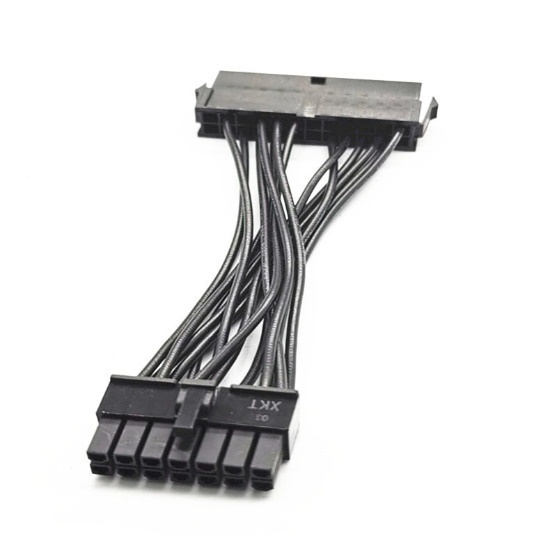 Nâng Cấp Cáp Cấp Nguồn 24Pin Sang 14Pin ATX Dây Đồng 18AWG Cho Lenovo IBM Q77 B75 A75 Q75 - Bộ Chuyển Đổi PSU Công Suất Cao Hơn