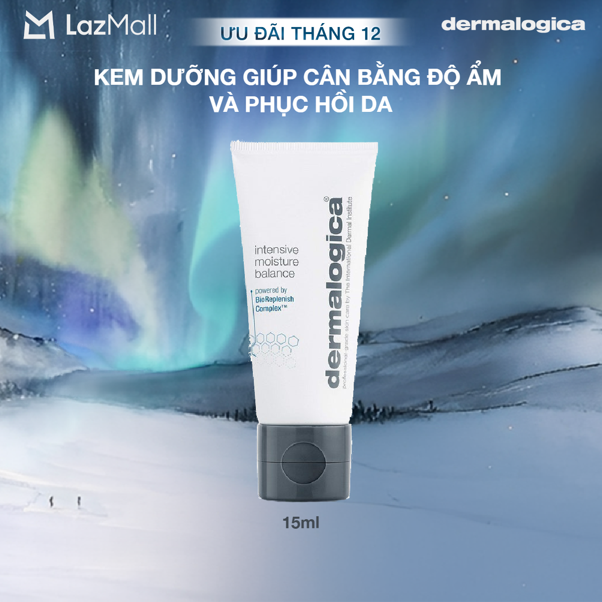 Kem dưỡng giúp cân bằng độ ẩm và phục hồi da Dermalogica Intensive Moisture Balance 15ml