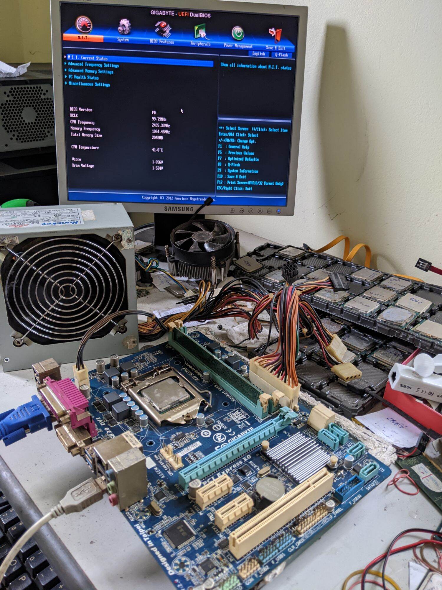main B75 các loại sk1155 2khe ram