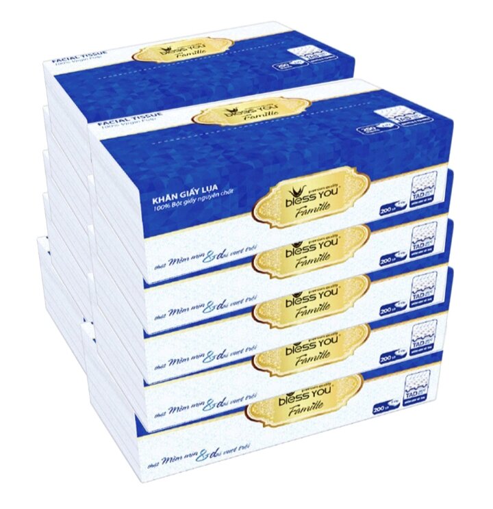 KHĂN SOFTPACK BLESS YOU FAMILLE 200 TỜ