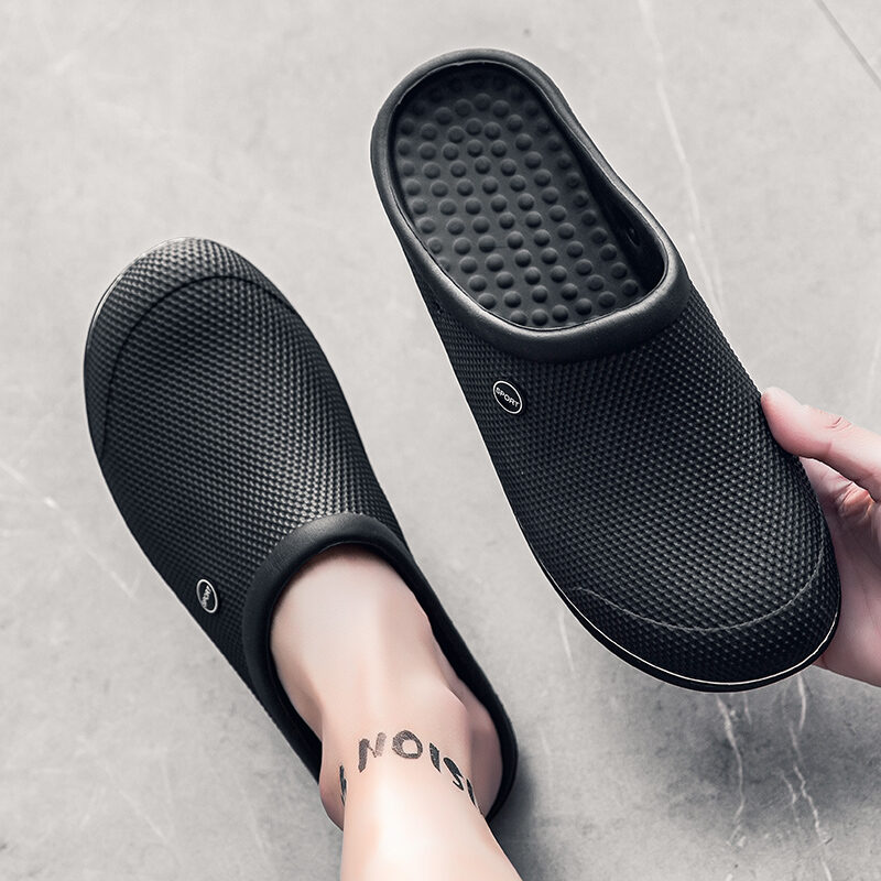 Dép Xỏ Ngón Chống Trượt Chống Thấm Nước Mùa Hè Cho Nam Đi Biển Đế Bằng Đế EVA Dép Xỏ Ngón Thường Ngày Thoải Mái Thoáng Khí