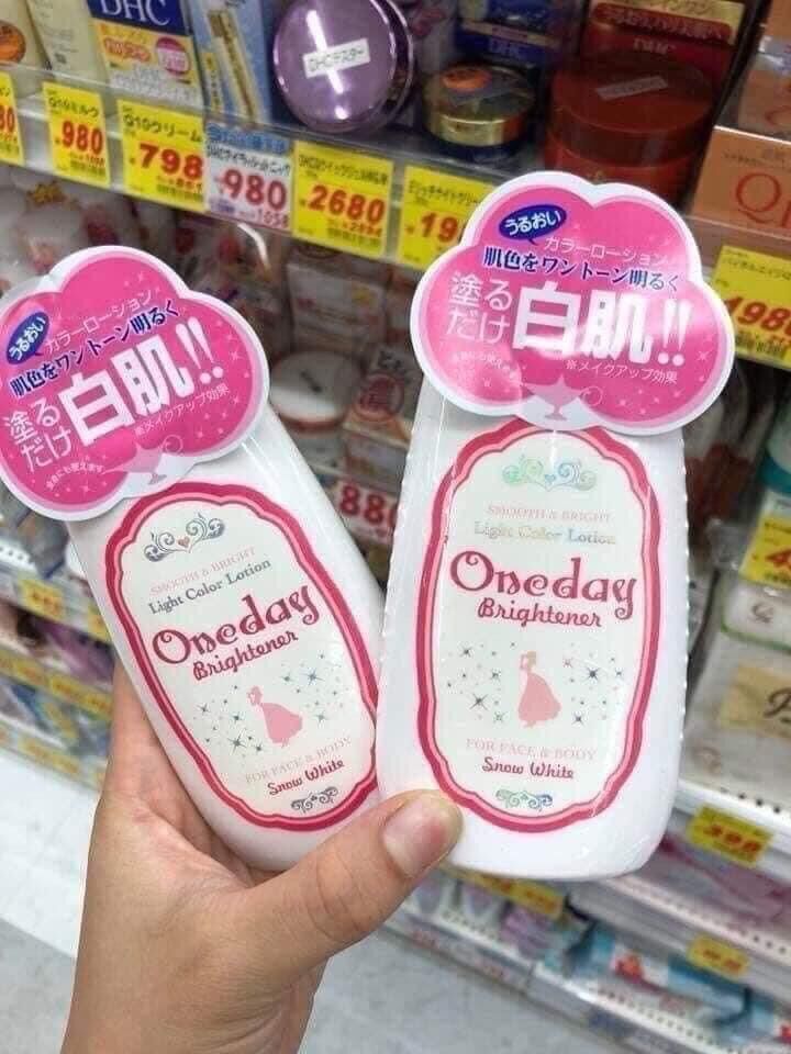 Kem dưỡng trắng da one day brightener nhật bản 120ml