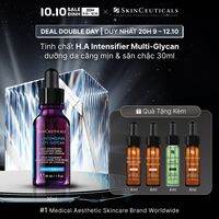 Tinh chất chuyên biệt Skinceuticals H.A thế hệ mới Intensifier Multi-Glycan hỗ trợ tăng cường hàm lượng Hyaluronic Acid trong da giúp da căng mịn bóng mượt và săn chắc 30ML