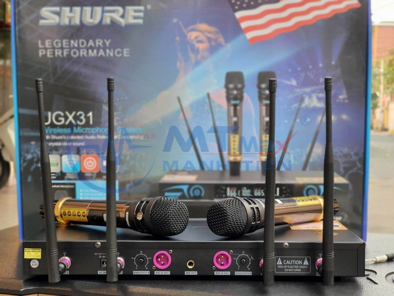 Mic Shure ugx 31 plus