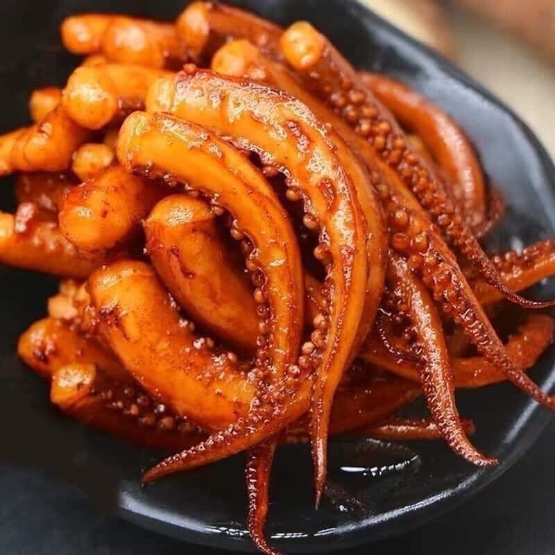 Râu mực cay bà dì Hồ Nam