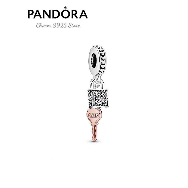 CHARM PAN ALE TREO Ổ KHOÁ CHÌA BẠC S925