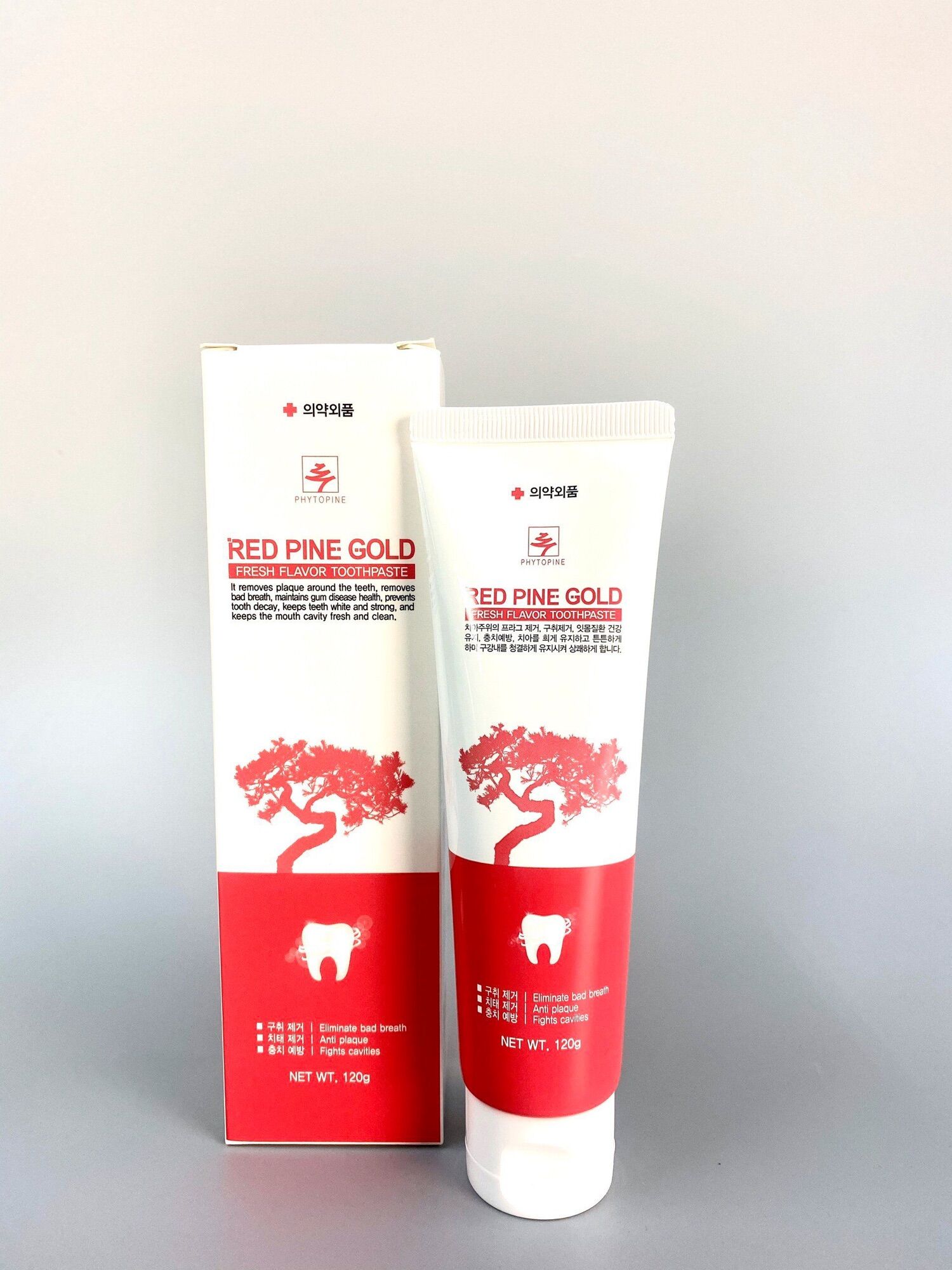 Kem đánh răng tinh dầu thông đỏ red pine gold