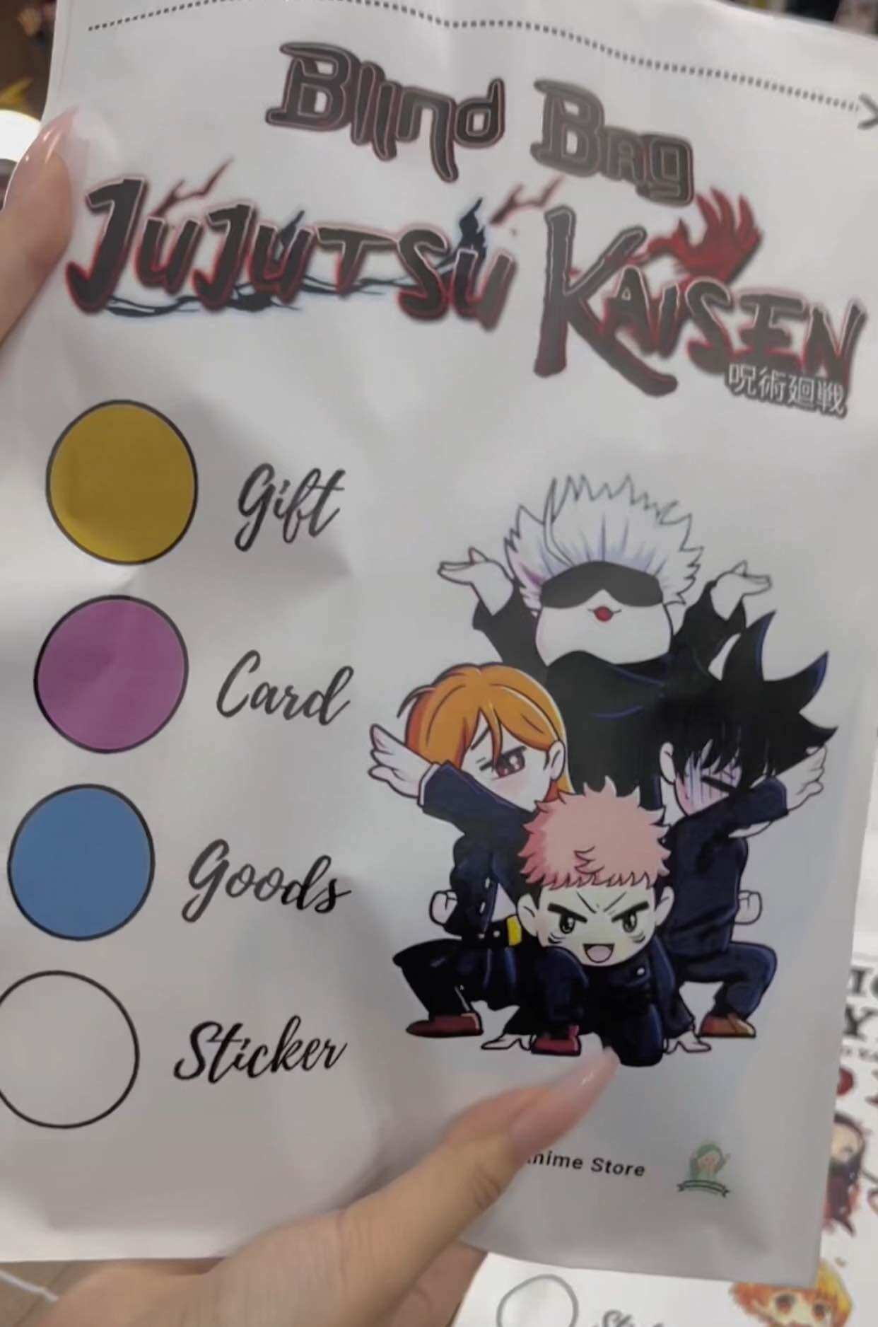 Blind Bags Goods Official Jujutsu Kaisen JJK Chú Thuật Hồi Chiến