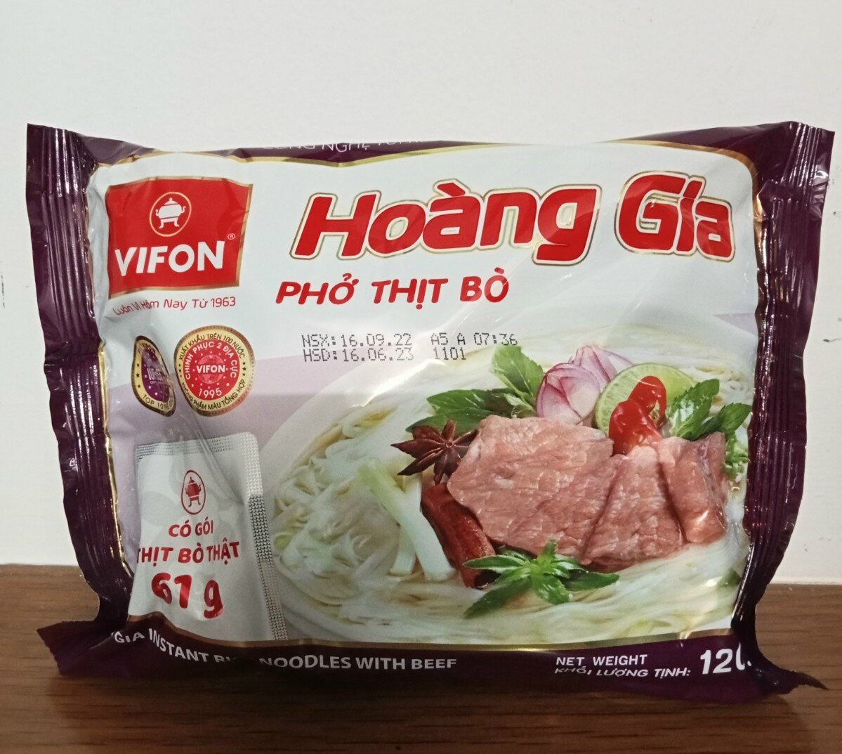 Phở bò hoàng gia vifon