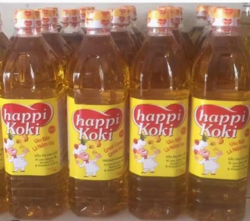 Dầu ăn happi koki chai 1 lít