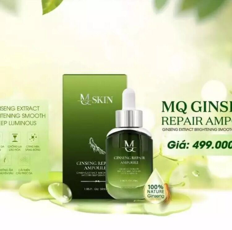 [HCM]Serum tế bào gốc nhân sâm MQ Skin 30ml