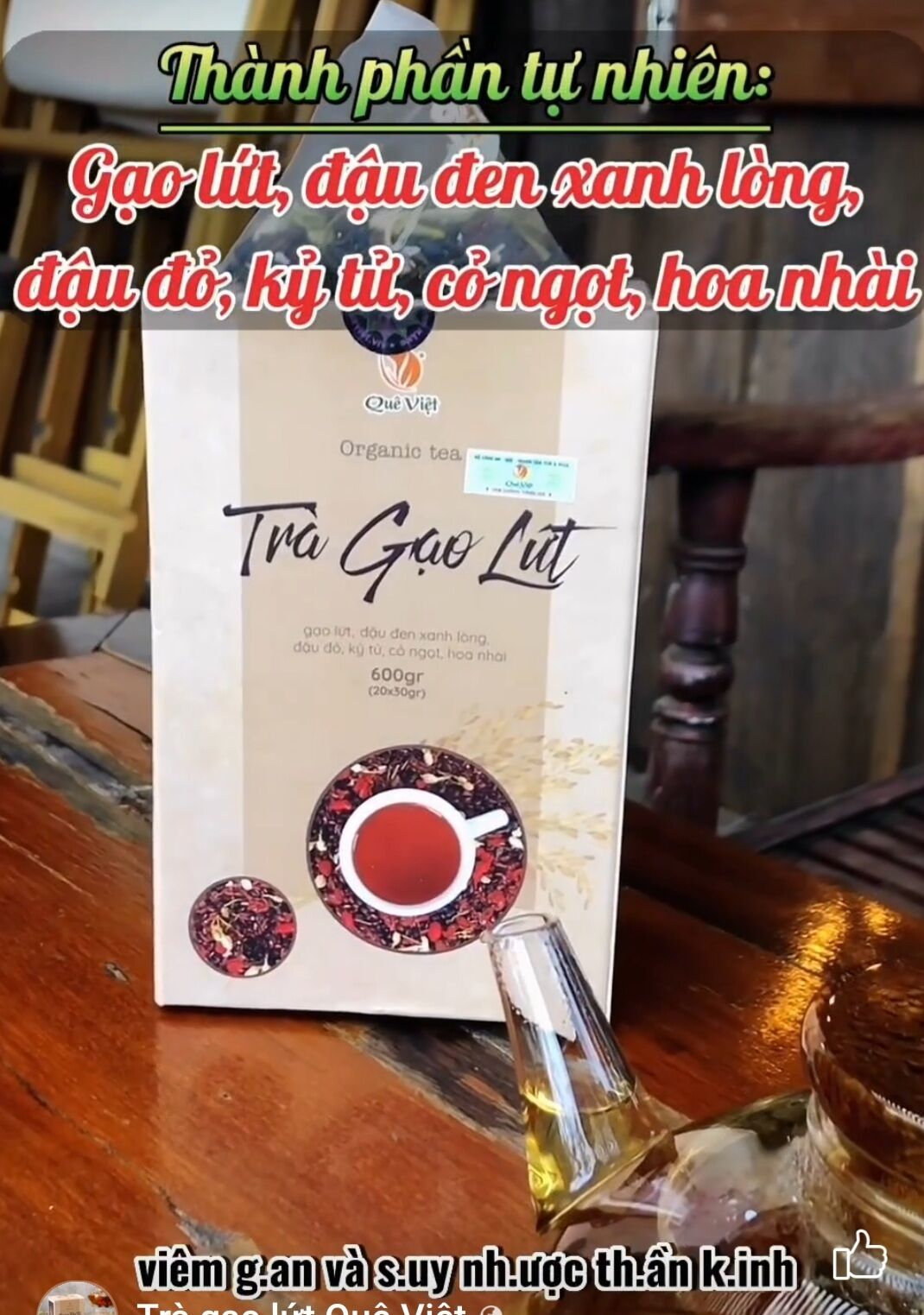TRÀ GẠO LỨT QUÊ VIỆT