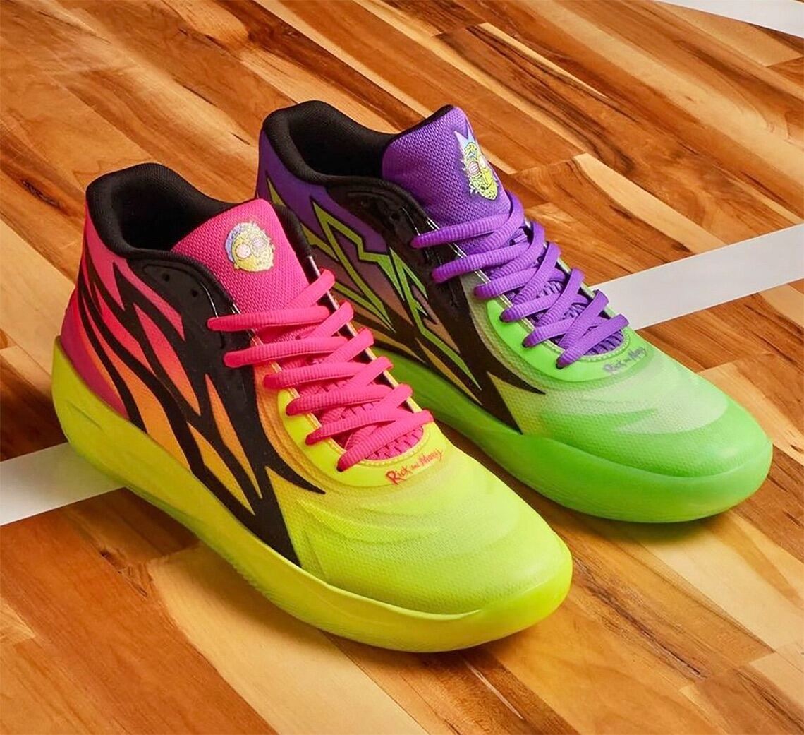 Puma LaMelo Ball MB.02 Rick & Morty Adventures "LAMELO BALL" Lazada.vn