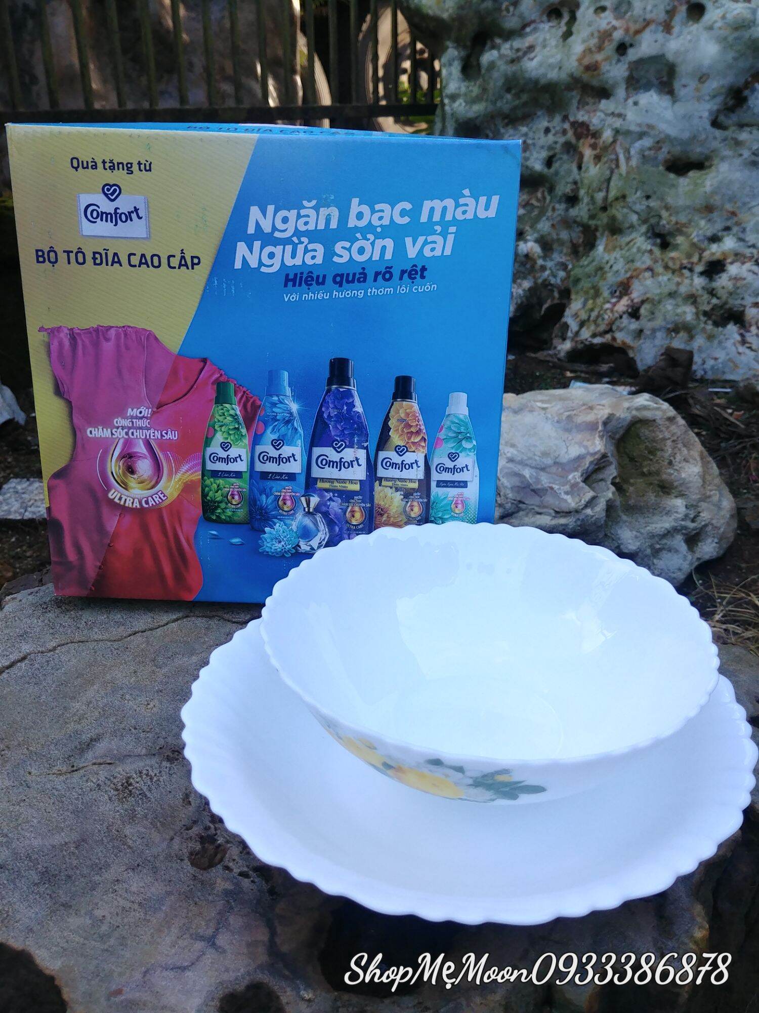 Bộ tô đĩa gốm thủy tinh Luminarc