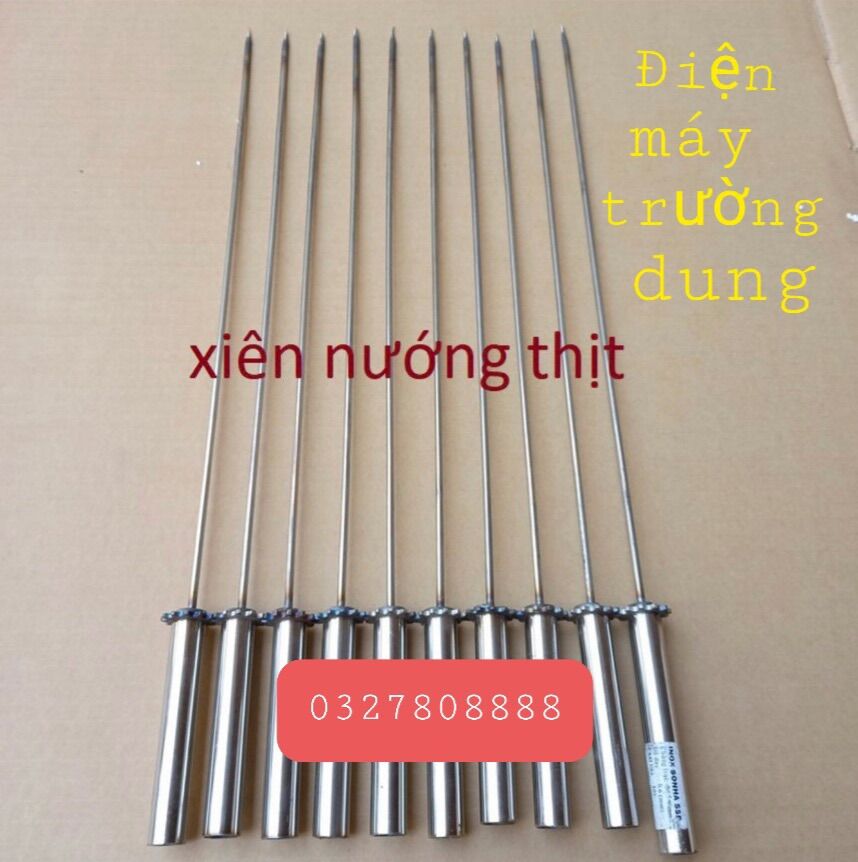 Combo 10 xiên nướng thịt dùng cho máy nướng
