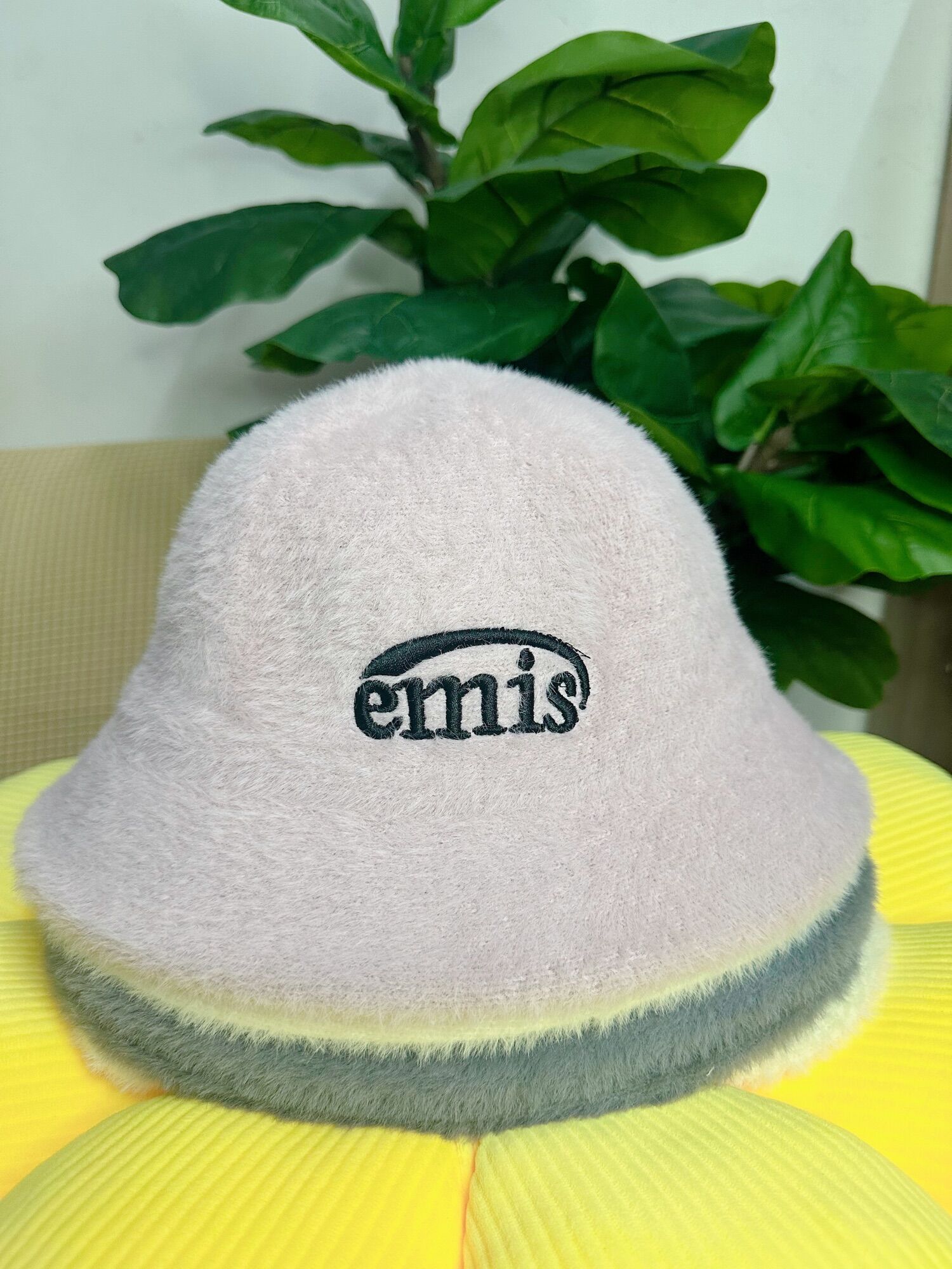Nón Bo Tròn Lông Mịn Emis Thời Trang Thu Đông