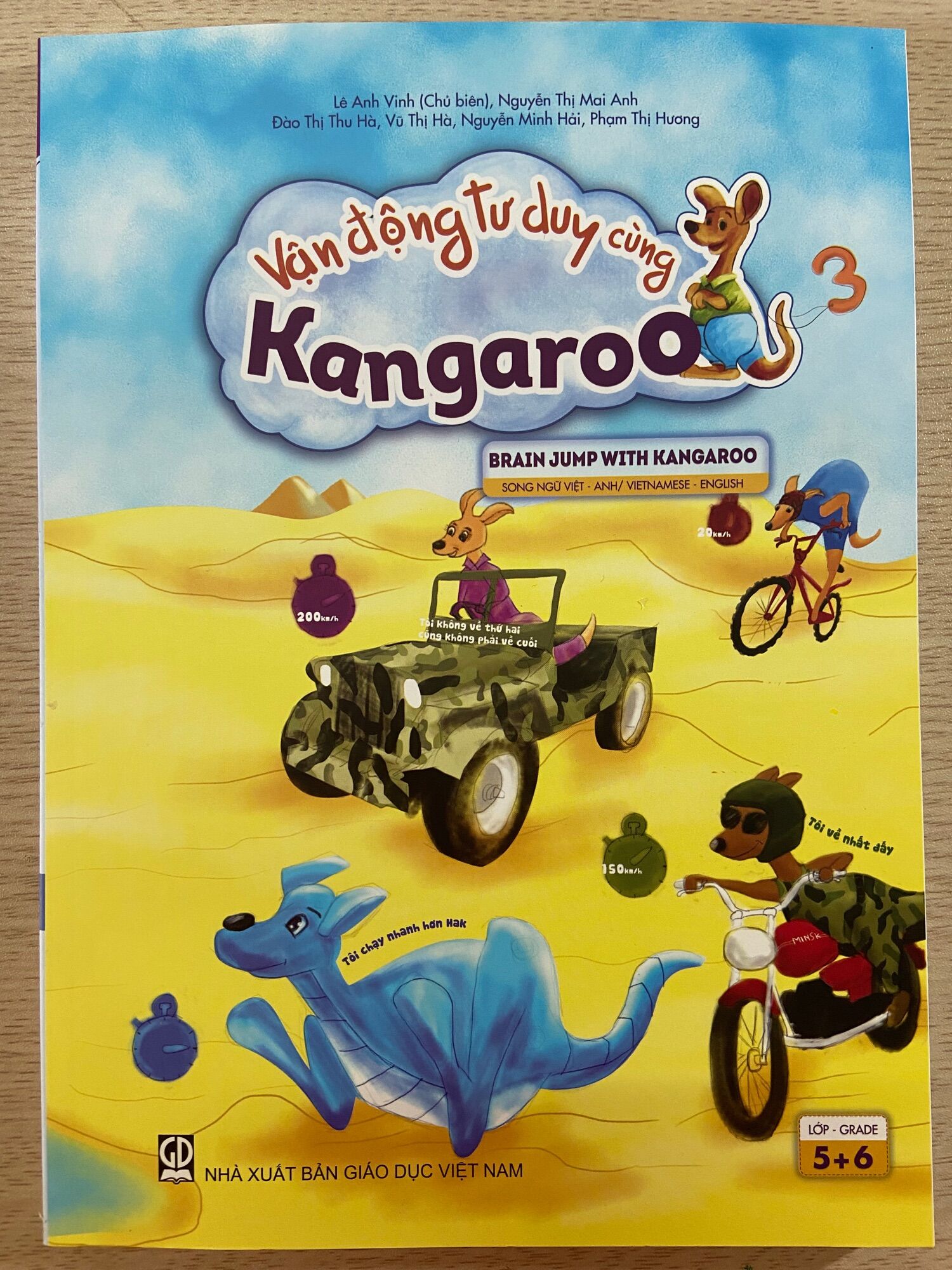VẬN ĐỘNG TƯ DUY CÙNG KANGAROO 3 - dành cho lớp 6-7