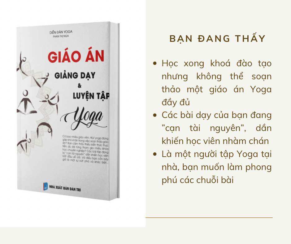 Combo sách cơ bản cho giáo viên: Giáo án giảng dạy và luyện tập yoga + Những bài dẫn thiền hay dành cho giáo viên yoga