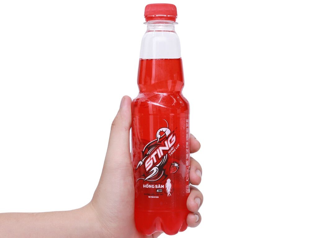 Lốc 6 chai Sting dâu 330ml
