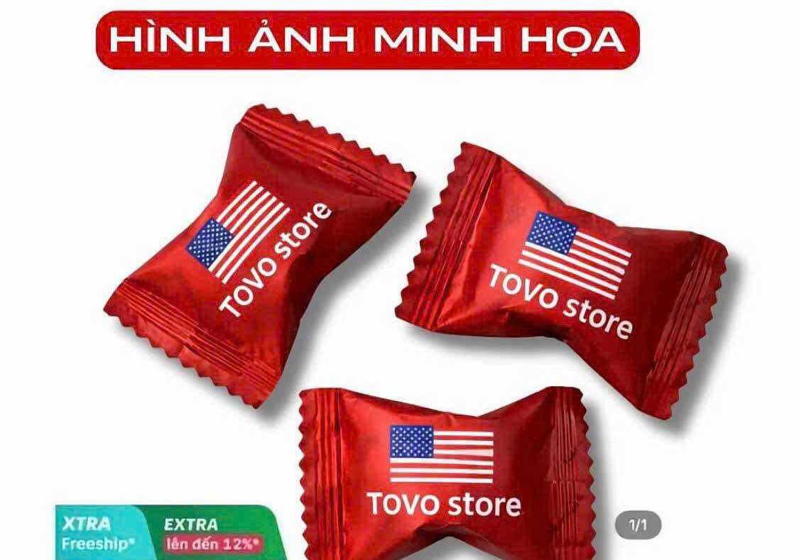 1 Hop (32viên) Kẹo đỏ vị nhân sâm ( Hình Minh Hoạ)