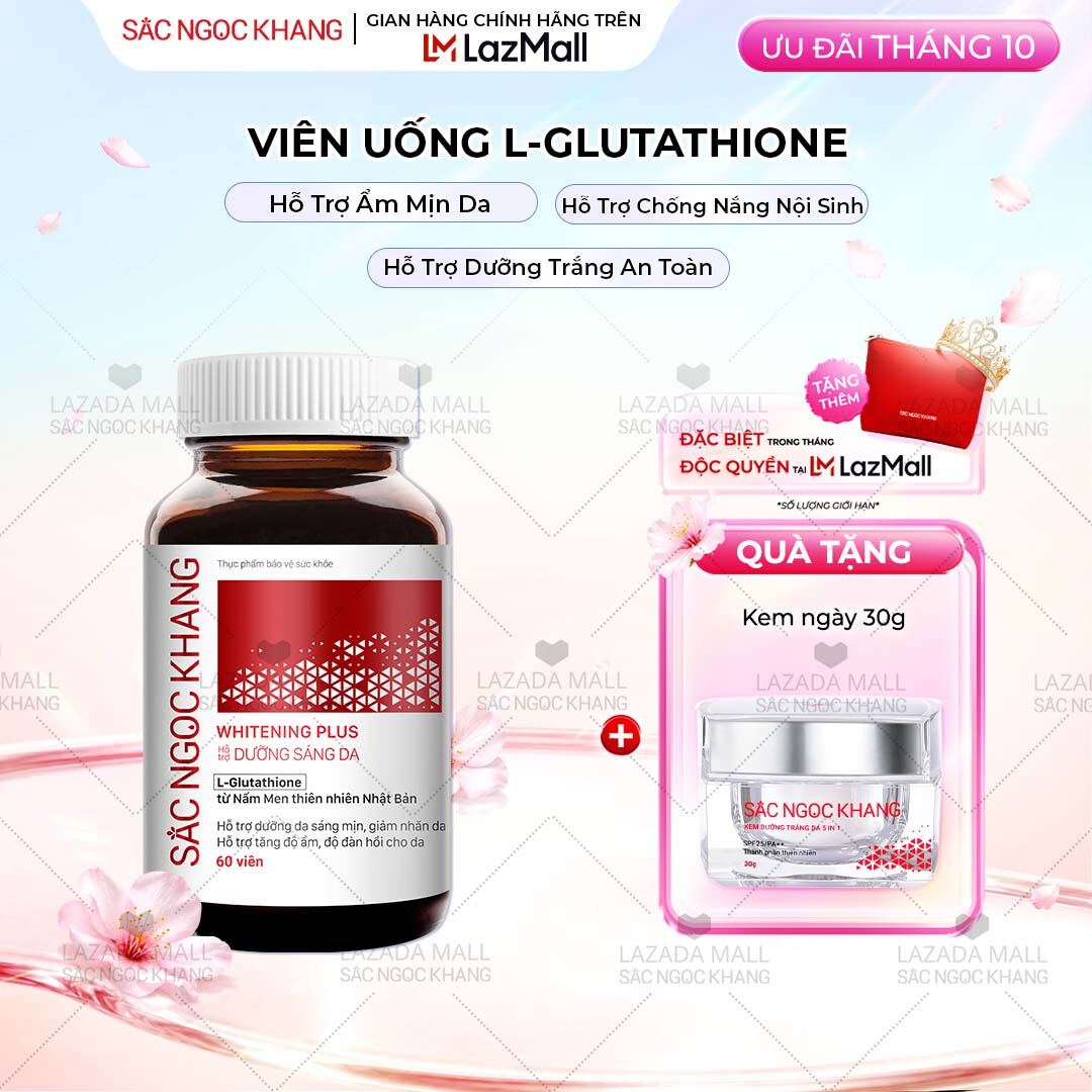 Sac Ngoc Khang Whitening Plus Skin Brightening Pills 60 Pills Ii