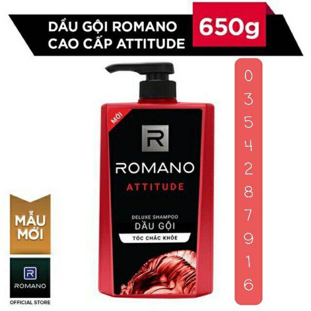 Dầu gội romano 650g