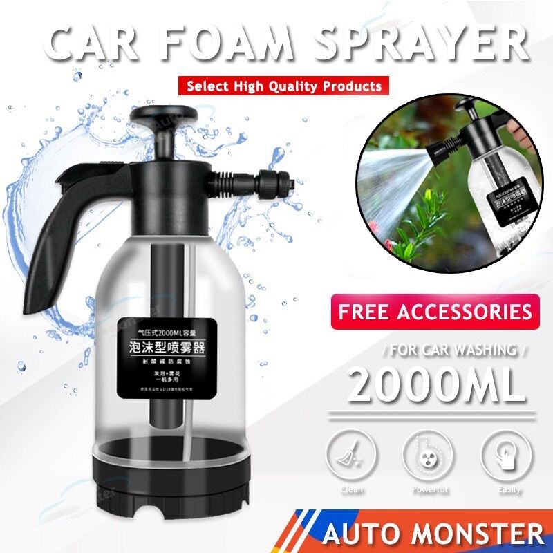 Bình xịt xà bông, bình tưới cây 2000ML cầm tay đa năng tiện lợi