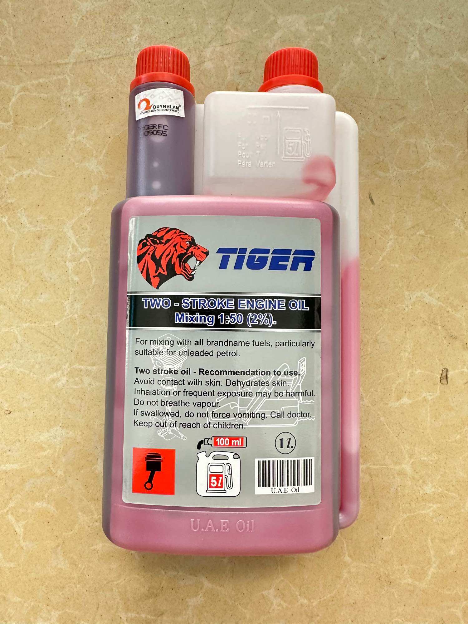Dầu ( nhớt ) 2 thì Tiger đỏ