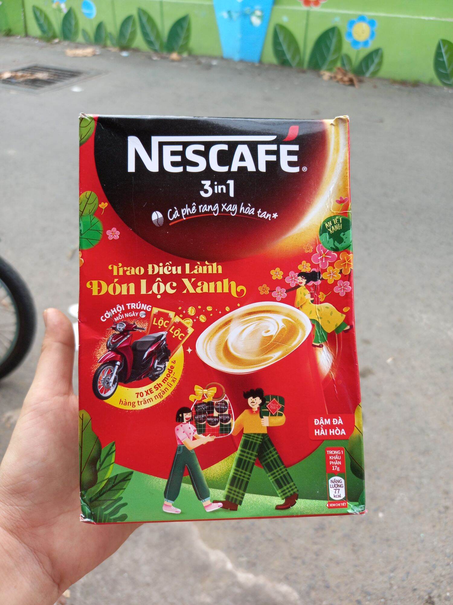 Cà phê hoà tan nescafe sữa đá hộp 20 gói