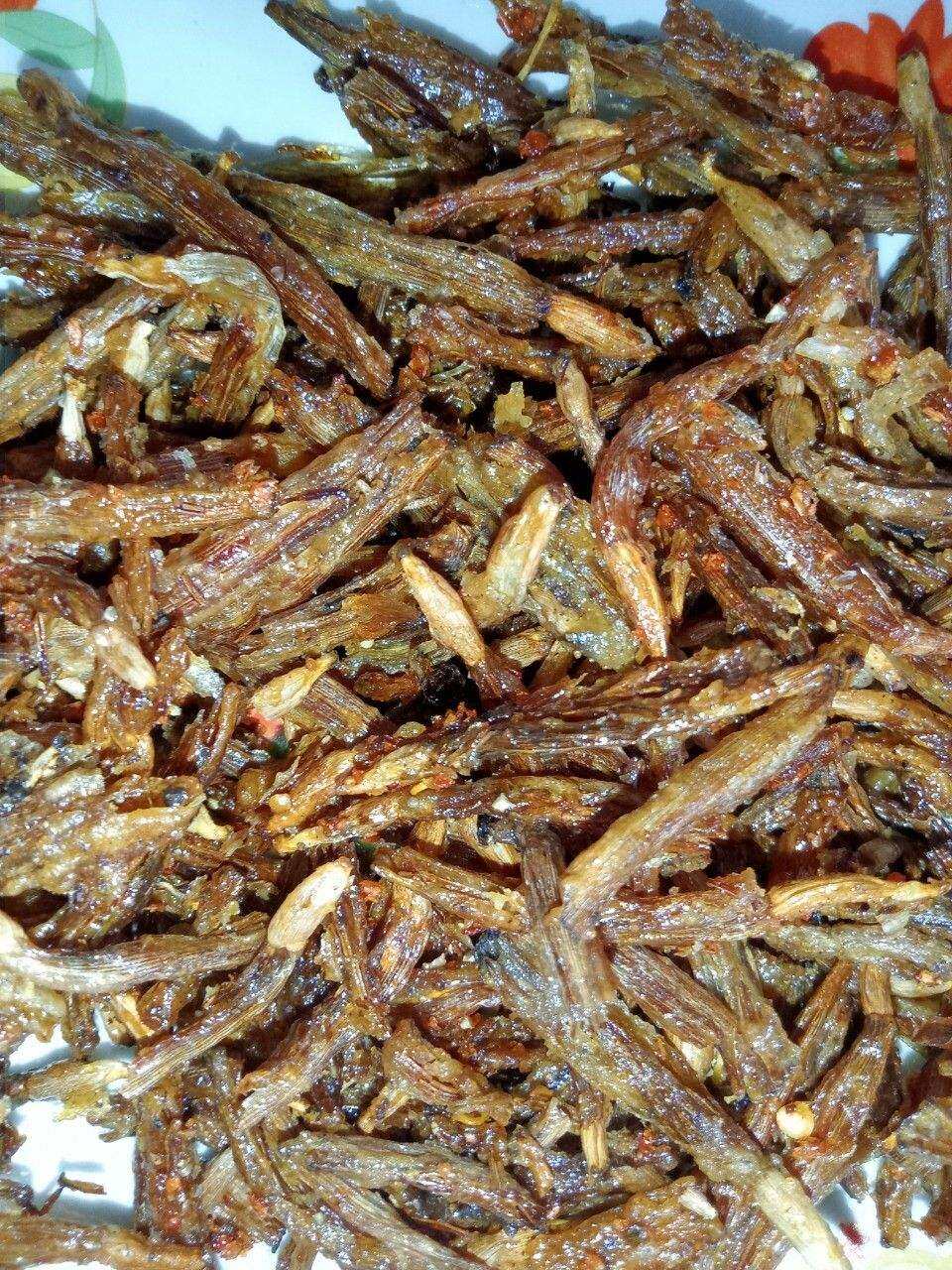 Cá cơm chay 100g chiên từ hoa chuối