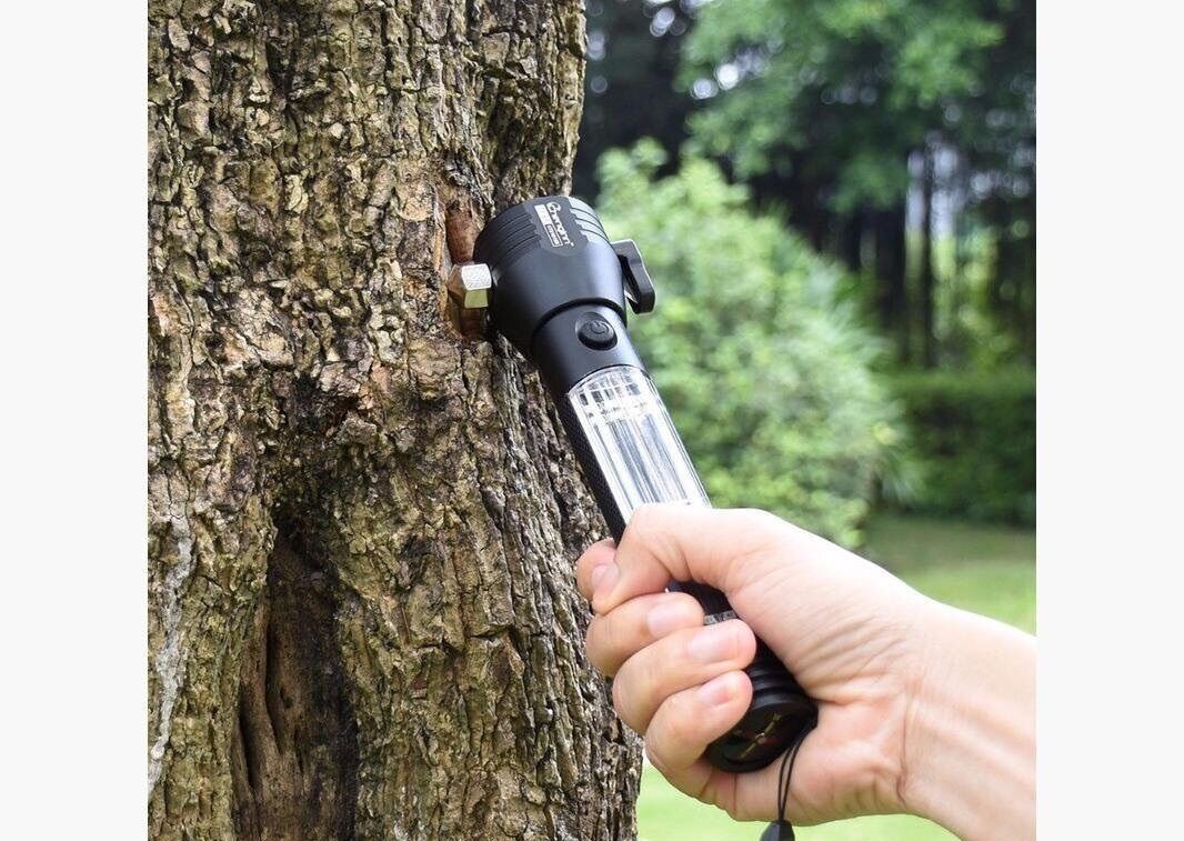 Đèn pin Police 11 chức năng Solar Light Flashlight T09