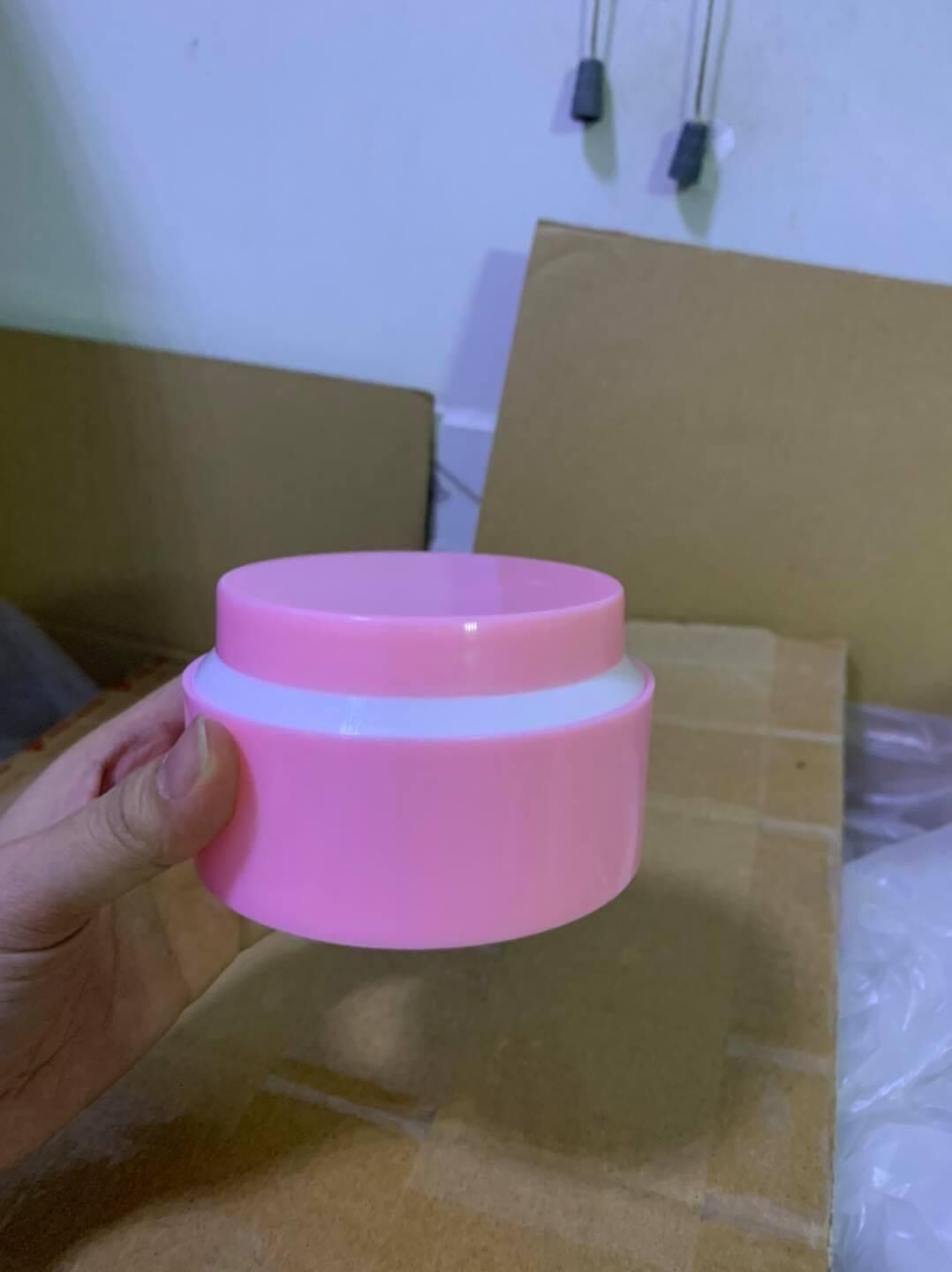 Combo 10 hủ hồng viền trắng 200G