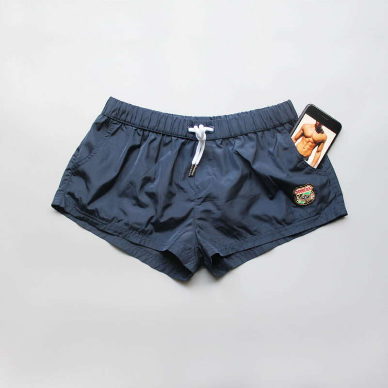 Quần Siêu Ngắn Thể Thao Cạp Thấp Quần Đi Biển Rộng Rãi Nhanh Khô Mùa Hè Cho Nam Quần Hai Tấc Chạy Bộ Tập Gym Có Lớp Lót Gợi Cảm