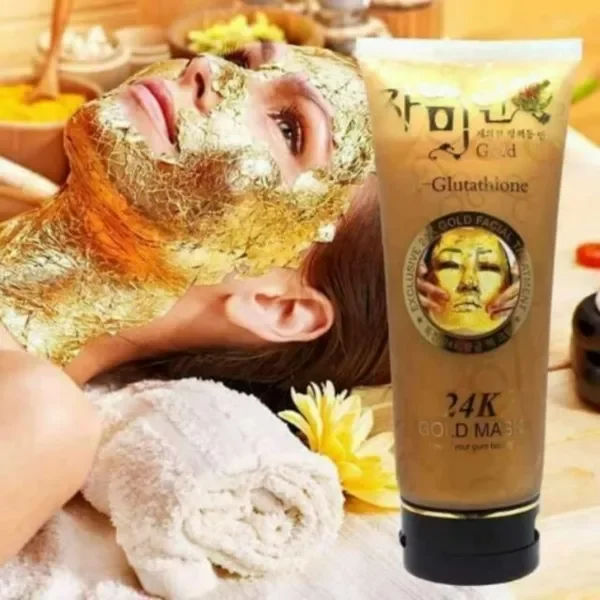 HCM GEL LỘT MẶT NẠ VÀNG 24K HÀN QUỐC TINH CHẤT VÀNG DƯỠNG TRẮNG DA