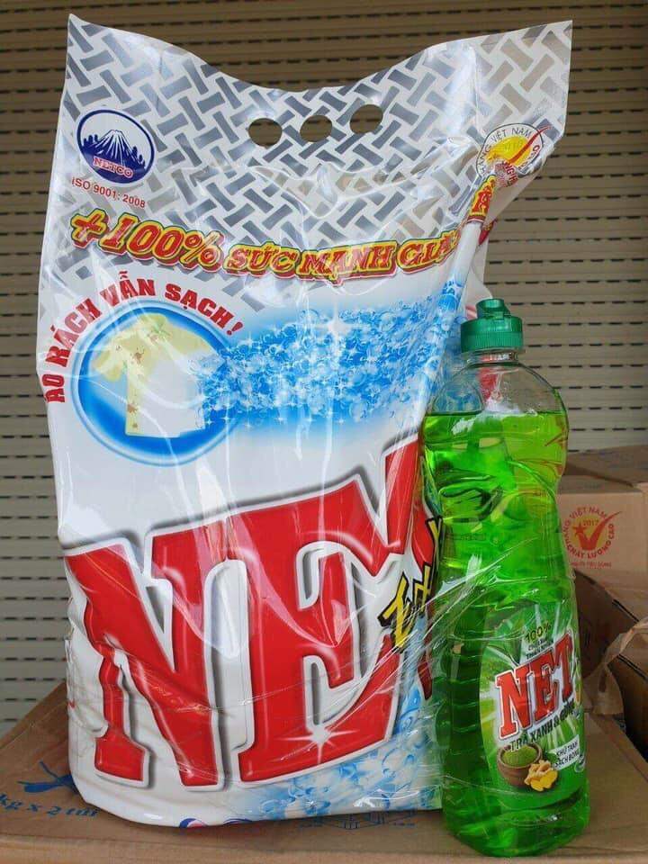 Bột giặt Next 5.5kg tặng chai rửa chén 750ml