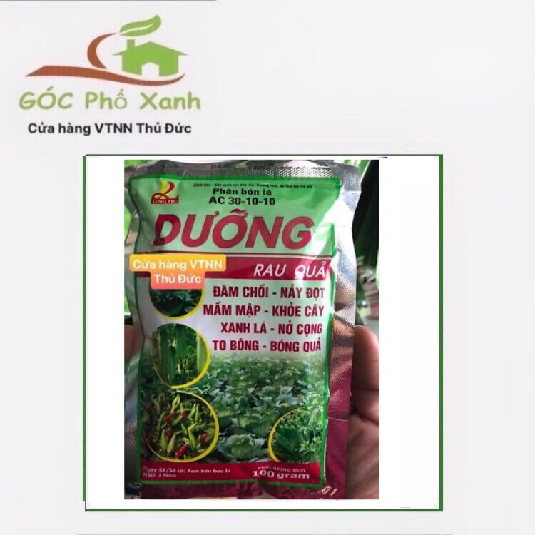 Phân bón lá DƯỠNG AC 30-10-10 Dưỡng lá mai