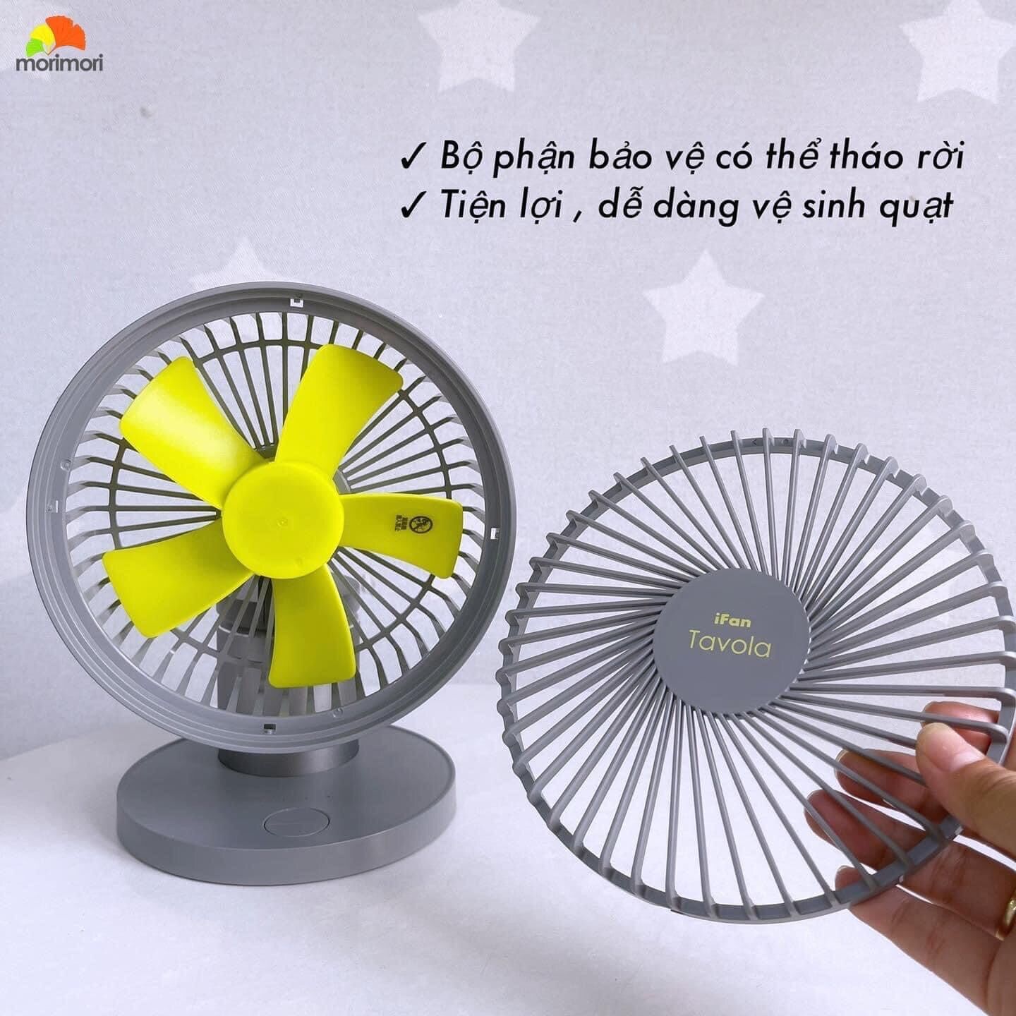 Hàng Nhật Quạt Tích Điện Mini