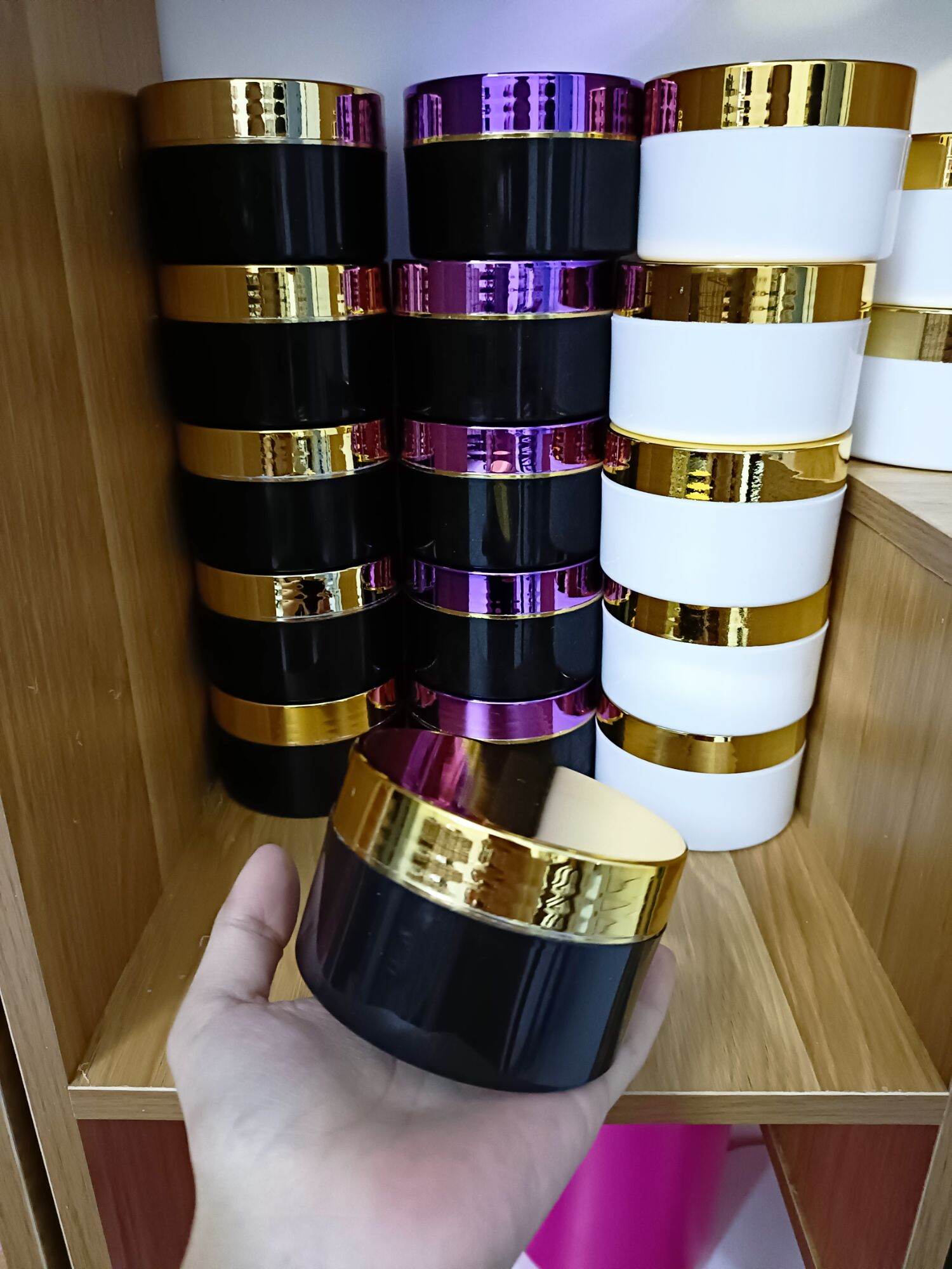 💥Combo 10💥 hủ đựng kem nắp xi vàng 150gr