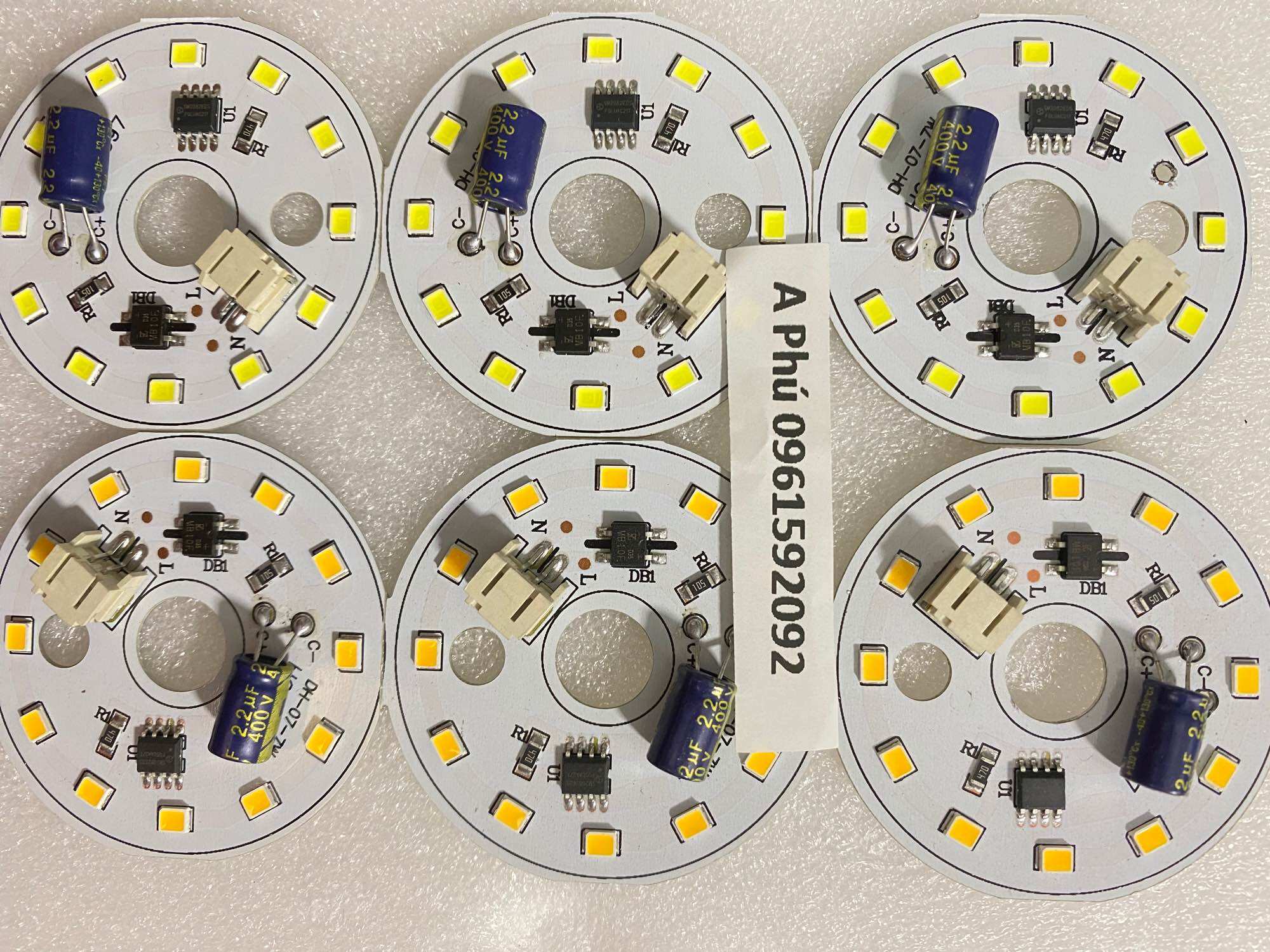 Nhân led 7w 220v có sẵn jack cắm