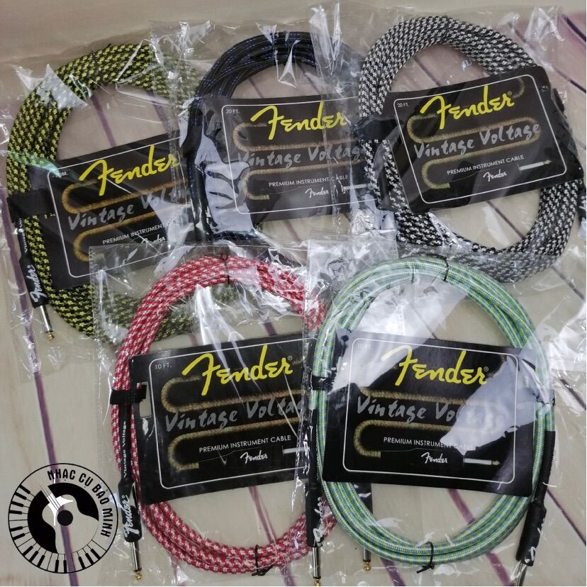 Dây line âm thanh Fender kết nối đàn guitar ra Amly dài 6M