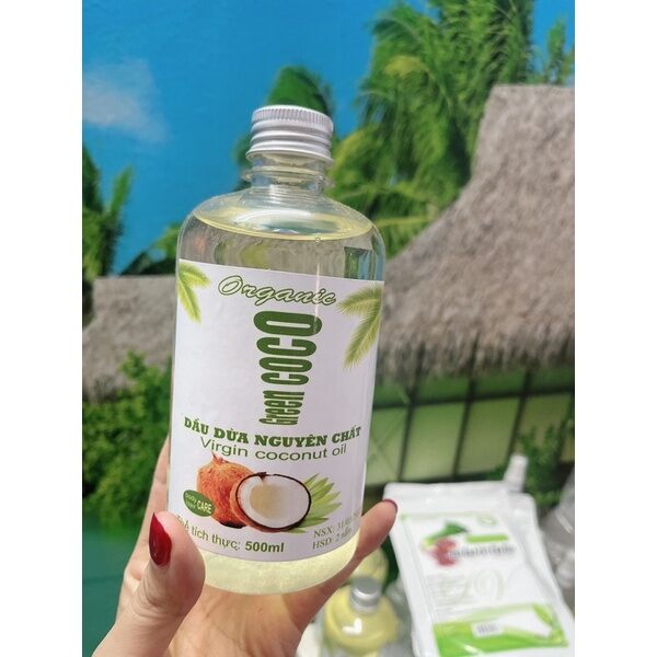 dầu dừa nguyên chất green coco organic 500ml