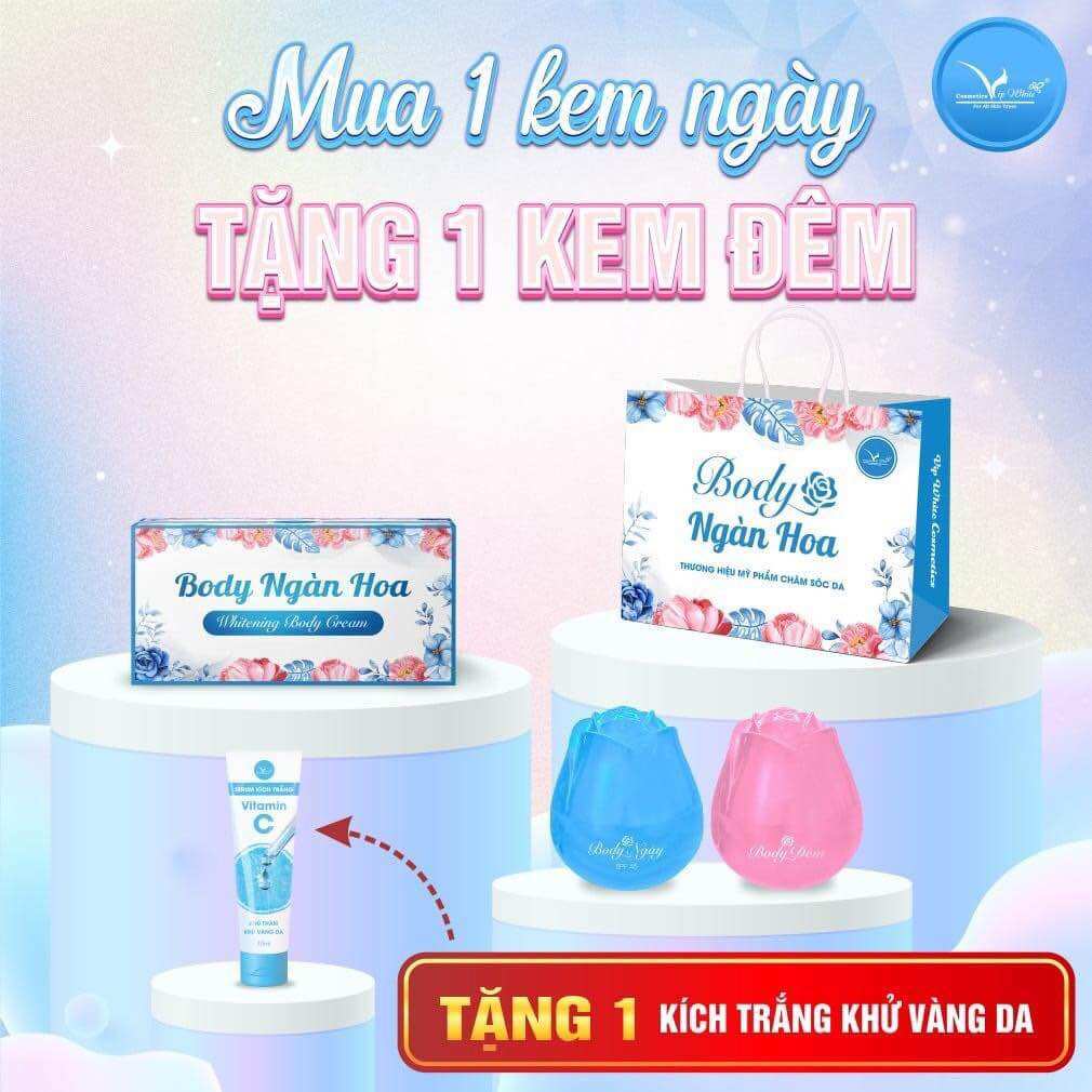 KEM BODY NGÀN HOA VIP WHITE