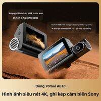 70mai | Camera Hành Trình Trước & Sau Siêu Rõ 4K Không Dây Giám Sát 24 Giờ